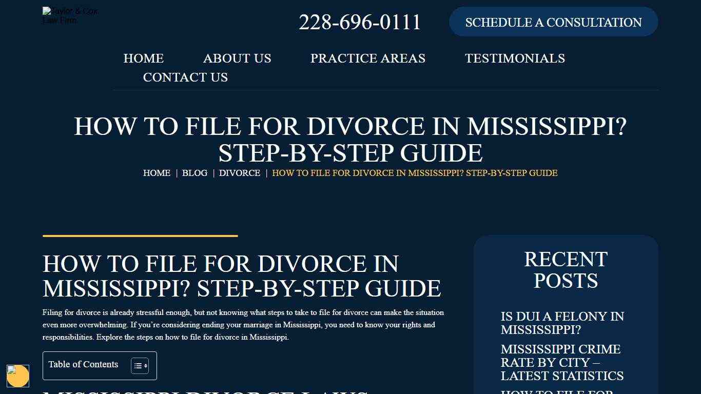 How to File for Divorce in Mississippi? Step-by-Step Guide 2026